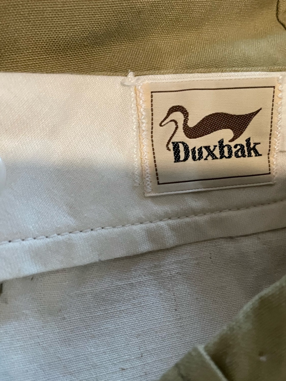 Duxbak canvass double seated hunting pants - like new